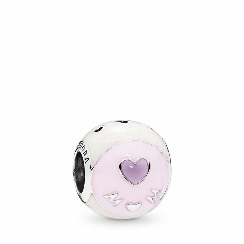 Pandora Love Mom Charm, Mixed Enamel Europe - Sterling Silver/Enamel/Pink - 923451SQP